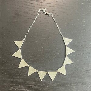 Silver Geometric Necklace